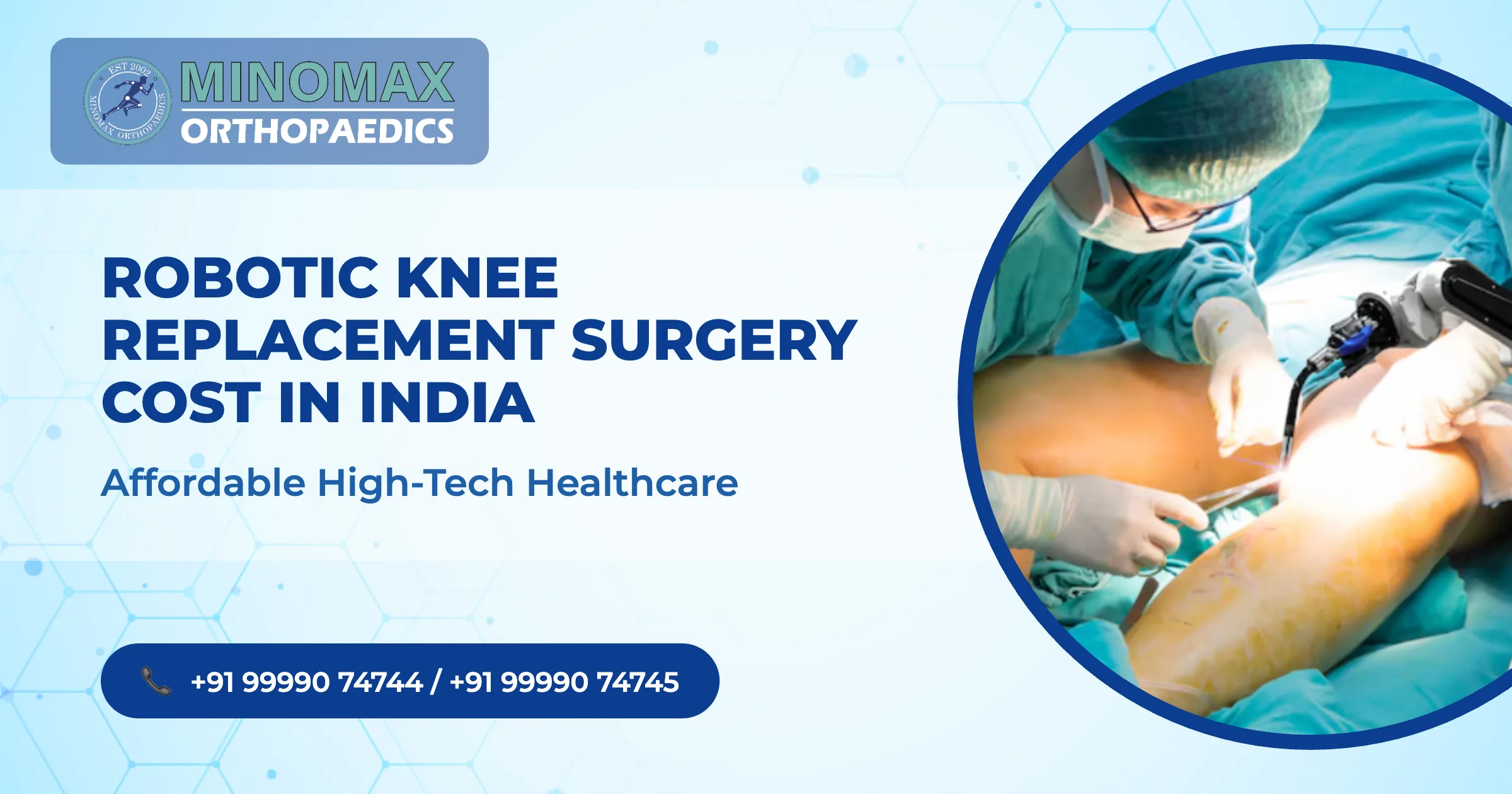 Robotic Knee Replacement Surgery Cost in India: Affordable High-Tech Healthcare